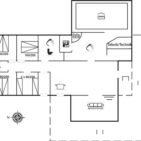 Svane - 1-2km From The Sea By Interhome